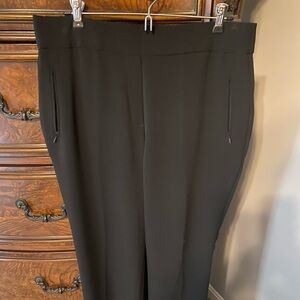 The limited pull on flare pants black